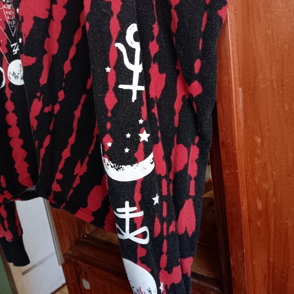 Hot Topic ❤️ Midnight Hour cropped Hoodie. L - Picture 4 of 11